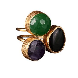 jeylan amethyst and onyx ring by sultanesque