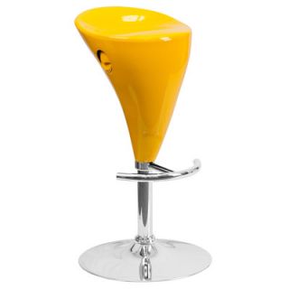 FlashFurniture Contemporary Plastic Adjustable Height Bar Stool CH TC3 81003 