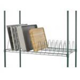Focus Wire Tray Drying Shelf w/ 15 Tray Capacity, 24 x 48 in, Green