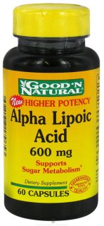 Good N Natural   Alpha Lipoic Acid 600 mg.   60 Capsules