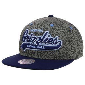 Memphis Grizzlies Mitchell and Ness NBA E Print Tailsweep Snapback Cap