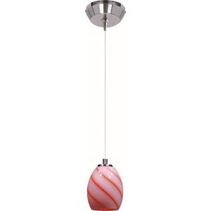 ET2 Lighting ET2 E94338 109SN Satin Nickel Swirl 1 Light RapidJack Pendant and C