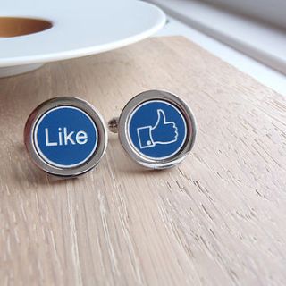 'like' cufflinks by evy designs