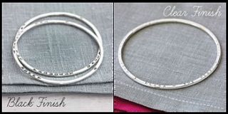 personalised word bangle by posh totty designs boutique