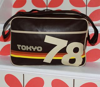 tokyo airline shoulder bag by birdyhome