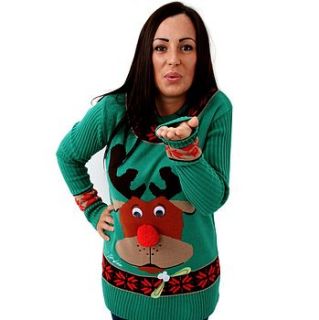 women's colin christmas jumper by christmas jumper company