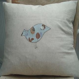 bird cushion cover by green goose designs