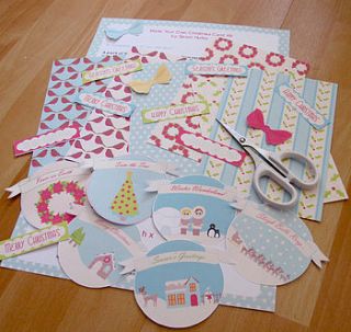 printable make your own christmas card kit by sarah hurley designs