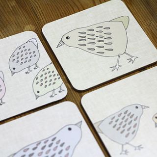 little chicks coaster by lil3birdy