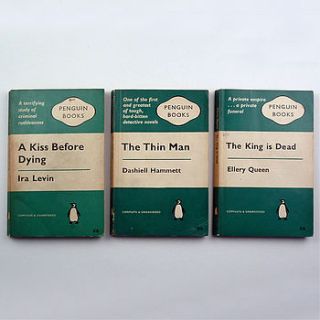 vintage penguin book sets crime & mystery by florence & florence