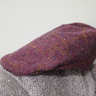 'aberdeen' harris tweed cap by eureka and nash