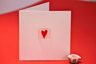 red heart card by chapel cards