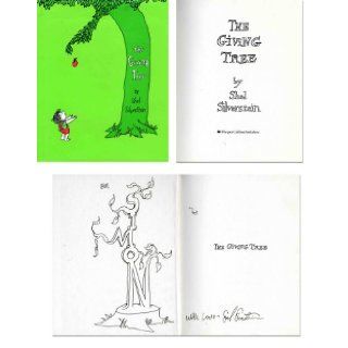 Inscribed Shel Silverstein ''The Giving Tree'' Autograph Shel Silverstein Books