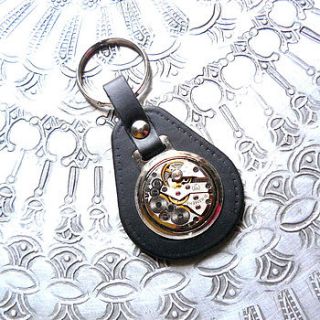 watch movement key ring by pennyfarthing designs