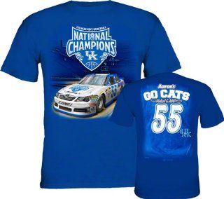 Michael Waltrip Aaron's #55 Kentucky Wildcats National Championship Special Paint Scheme T Shirt  Sports Fan T Shirts  Sports & Outdoors