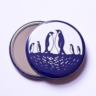 penguin pocket mirror by sarah dennis design