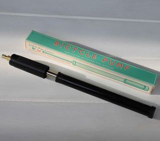vintage style bicycle pump by posh totty designs interiors