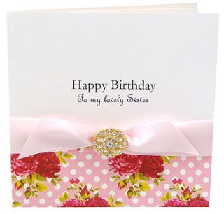 tropical print personalised birthday card by made with love designs ltd
