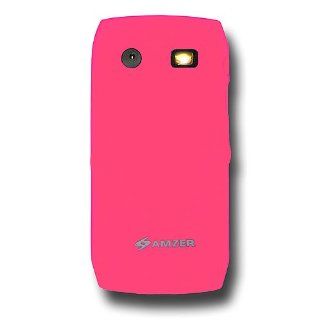 Amzer Silicone Skin Jelly Case for BlackBerry Pearl 9100/9105   Baby Pink Cell Phones & Accessories