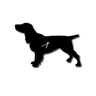 spaniel clock with wagging tail by the labrador company