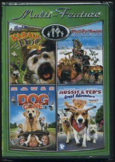 Four Movies on 2 Dvd's   Karate Dog, Chilly Dogs, Dog Gone, Aussie & Ted's Adventure Movies & TV