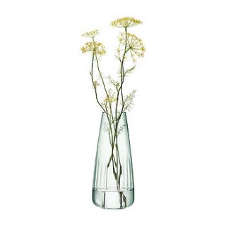 recycled glass vase handmade by lindsay interiors