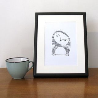 animal signed print by koodles
