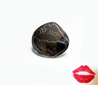 my kiss   personalised brooch by sonja bessant jewellery
