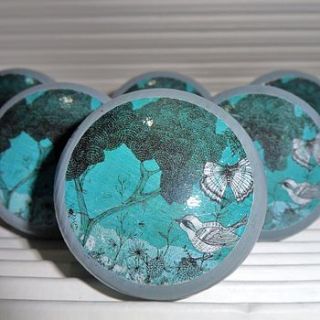 bird and butterfly door or drawer knob by surface candy