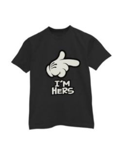 Green Turtle   I'm Hers Black Small T Shirt Clothing