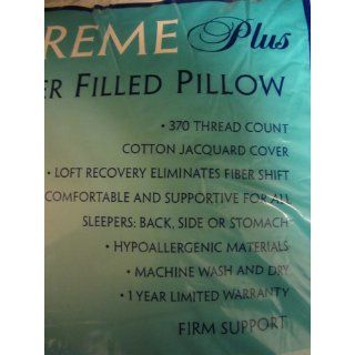 Dream Supreme Plus Gel Fiber Filled Pillows, Standard (Set of 2)   Hypoallergenic Pillows