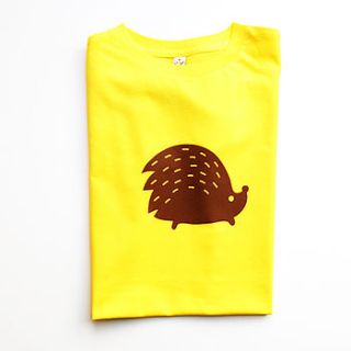 miss hedgehog adults t shirt by tee and toast