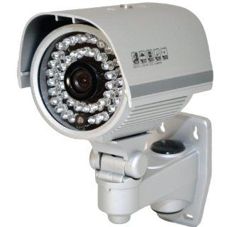 LTS LTCMR601 42iR/3.6mm 480TVL 1/3 Inch Sony SuperHAD CCD Night Vision Camera with Fixed Lens, Silver.
