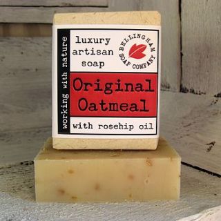 original oatmeal handmade soap by working with nature soaps and skincare