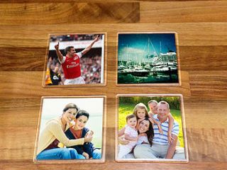 personalised photo coasters by sarah copson