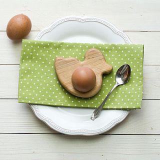 wooden duck egg cup tea light holder by wooden toy gallery
