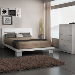 Stellar Home Furniture Cosmopolis Queen Platform Bedroom Collection