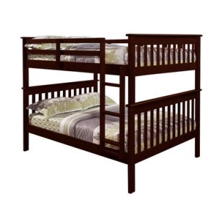 Donco Kids Full Bunk Bed with Attached Ladder