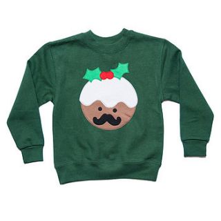 children's christmas pudding festive jumper by not for ponies