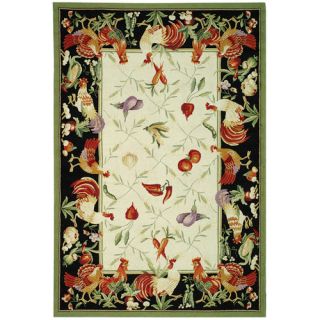 Chelsea Leaf and Chicken Novelty Rug