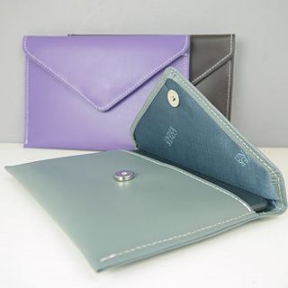 personalised leather envelope cover for kindle by deservedly so