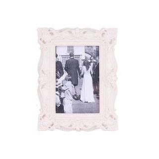 cream baroque photo frame by lucky roo