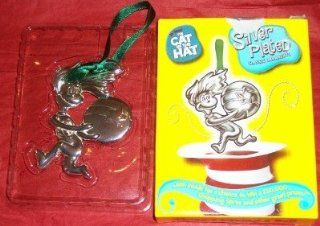 Dr Seuss Cat in the Hat Christmas Ornament; Thing 1 Having a Ball  Decorative Hanging Ornaments  