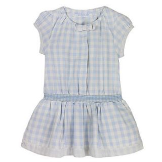 french design girls checked dress by chateau de sable