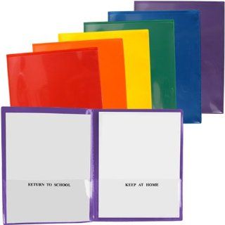 StoreSMART School / Home Folders   30 Pack   6 Colors   Letter Size Twin Pocket   Durable, Archival Plastic   SH900PCP30ENG  Project Folders 