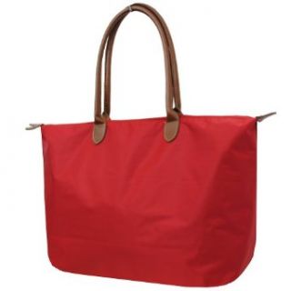 Solid Color Shopping Tote Diaper Handbag red Clothing