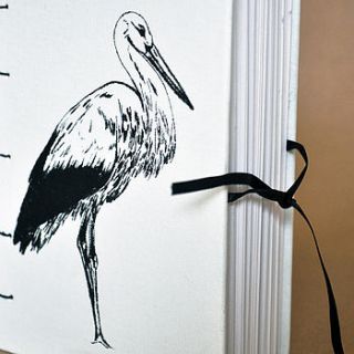 coptic bound stork notebook by ella johnston art and illustration