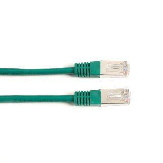 CAT5 Shielded Twisted Pair Cable (STP), T568B, 4 Pair, RJ 45, Stranded, PVC, CMR, Riser, Green, 20 ft. (6.0 m) Computers & Accessories