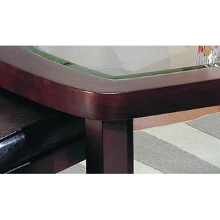 Woodbridge Home Designs 3219 Series Coffee Table with 2 Ottomans