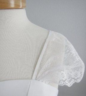 Laceeis Lace Ivory Cap Sleeves for Wedding dress Size Large Modest  Other Products  